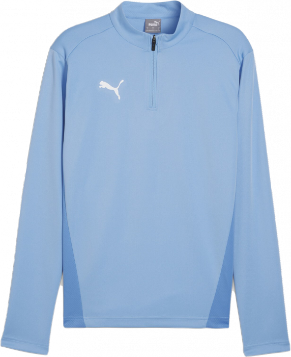 Puma - Team Goal Training Top With Half Zip Jr - Light blue