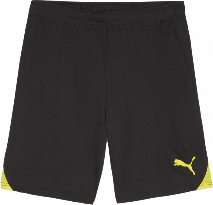 Puma - Teamgoal Shorts - Black & yellow