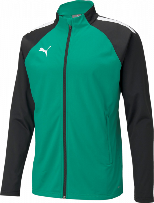 Puma - Teamliga Training Jacket - Green & czarny