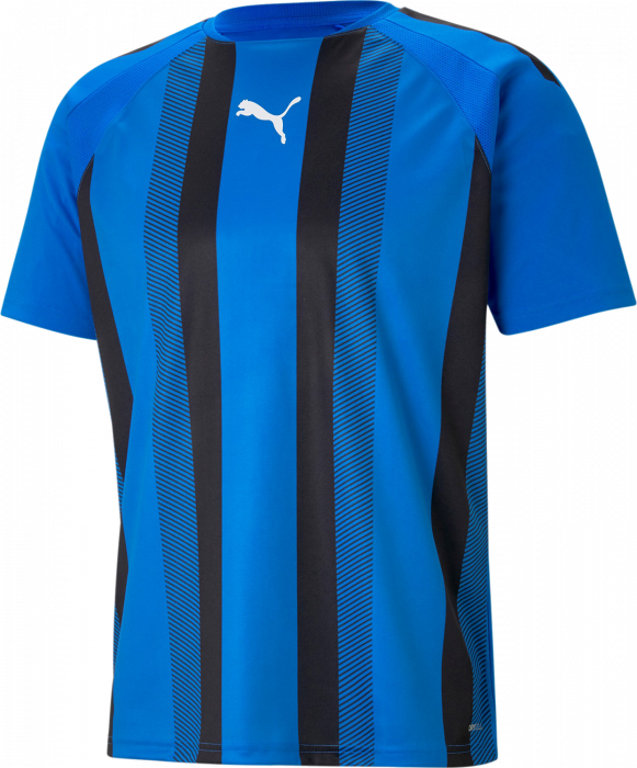 Puma - Teamliga Striped Jersey - Blau & schwarz