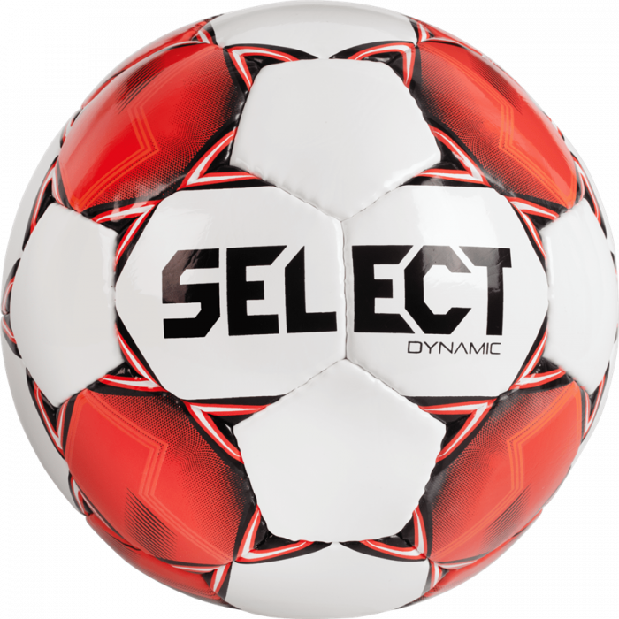 Select - Dynamic Fodbold Str. 4 - Hvid & rød