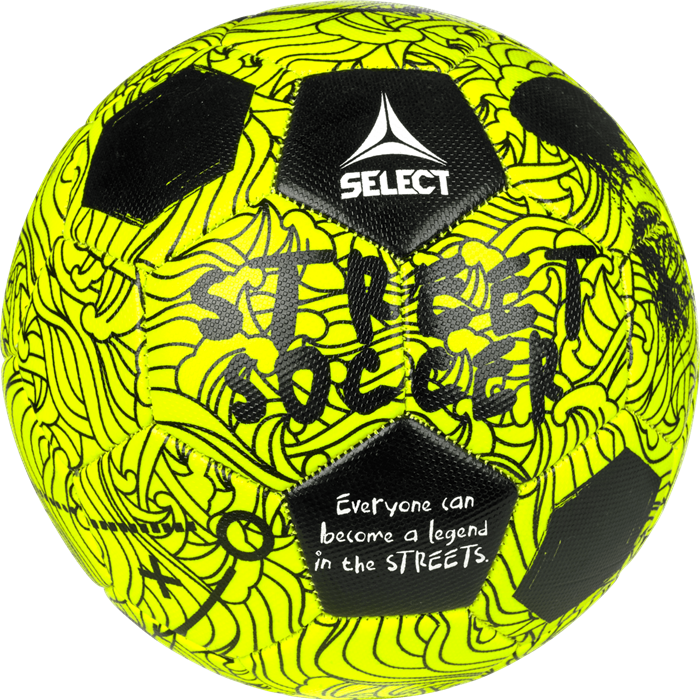 Select - Street Soccer V24 Football - Geel & zwart