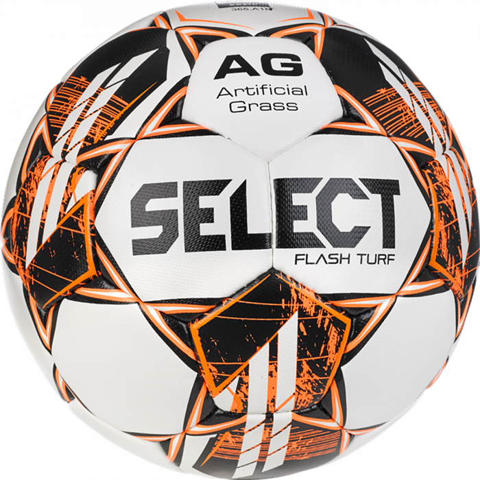 Select - Flash Turf Kunstgræsfodbold V23 - Hvid & orange