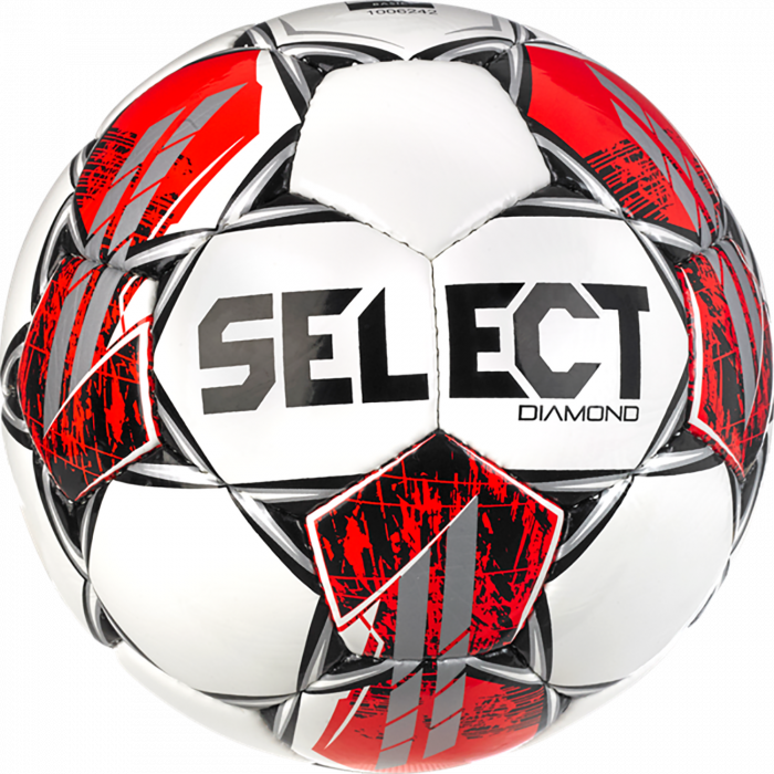 Select - Diamond Football V23 - White & red
