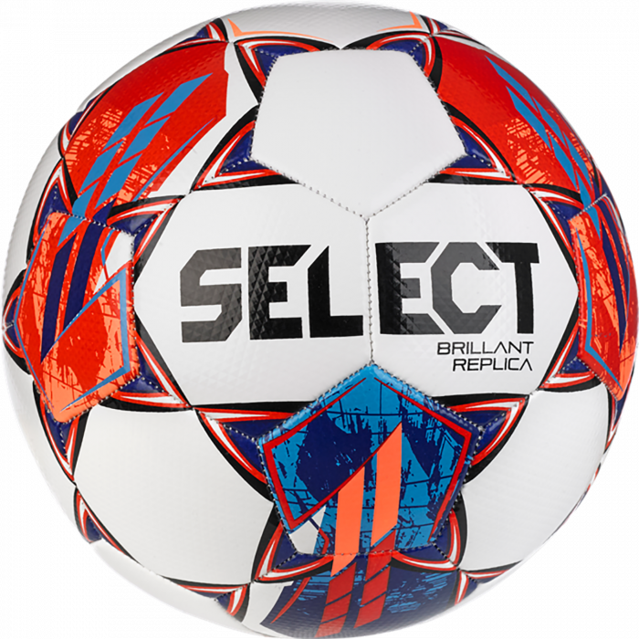 Select - Brillant Replica Football V23 - Biały & czerwony