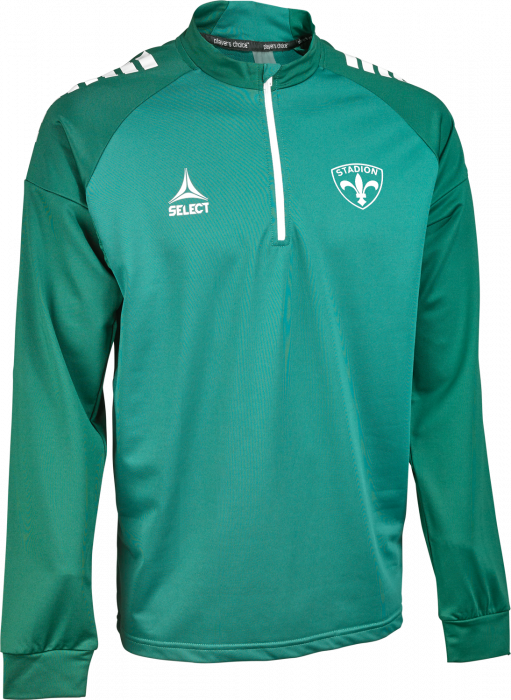 Select - Ifs Half-Zip Adults - Verde & blanco