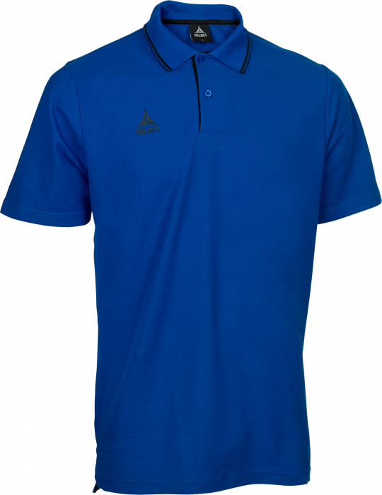Select - Oxford Polo T-Shirt - Mørkeblå