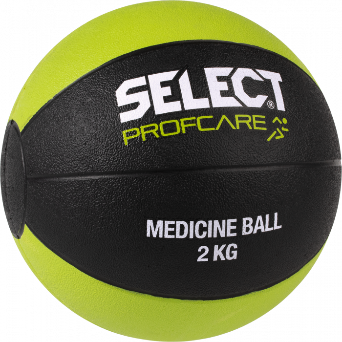 Select - Medicin Ball 2 Kg - Preto & fluo green