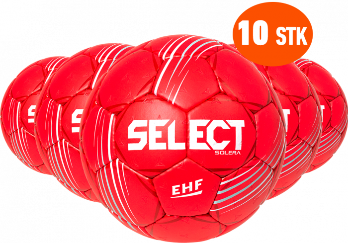 Select - Solera V22 Handball 10 Pcs - Rojo